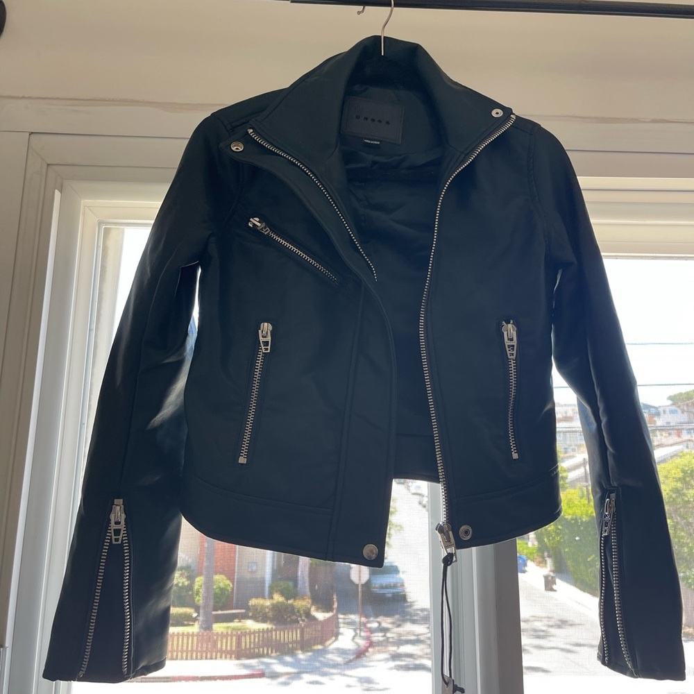 Blank NYC green Moto jacket